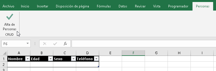 Como crear un CRUD en Excel con VBA - CableNaranja
