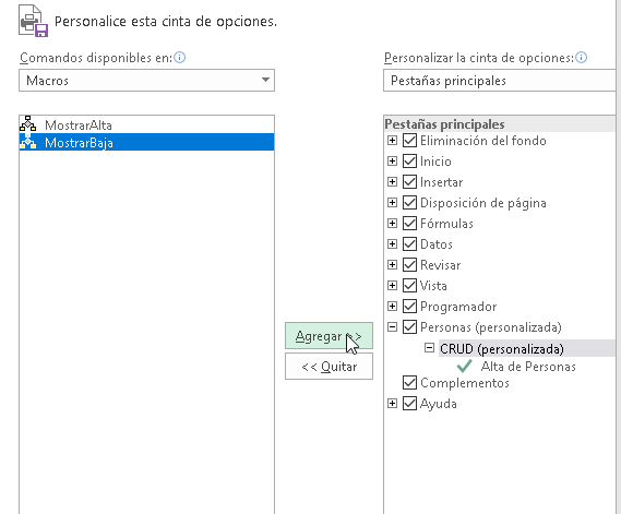 Como crear un CRUD en Excel con VBA - Eliminar