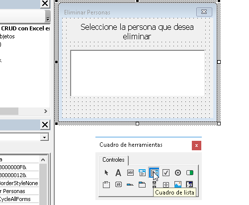 Como crear un CRUD en Excel con VBA - Eliminar