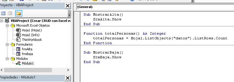 Como crear un CRUD en Excel con VBA - Eliminar