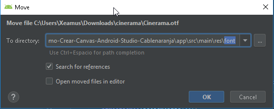 Como colocar texto en un canvas de Android - CableNaranja