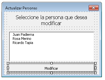 Como crear un CRUD en Excel con VBA