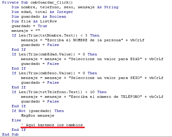 Como crear un CRUD en Excel con VBA