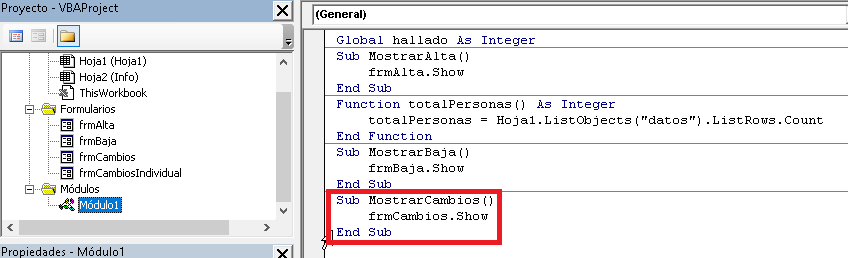 Como crear un CRUD en Excel con VBA