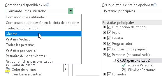 Como crear un CRUD en Excel con VBA
