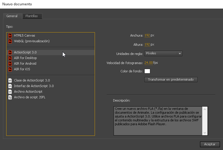 Como crear un archivo APK con Adobe Animate - CableNaranja