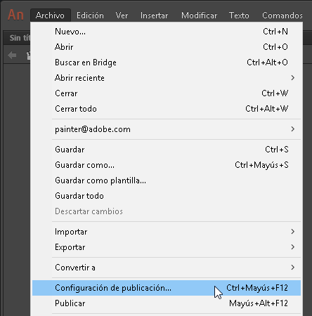 Como crear un archivo APK con Adobe Animate - CableNaranja