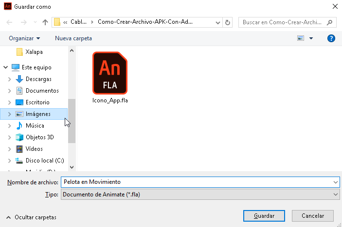 Como crear un archivo APK con Adobe Animate - CableNaranja