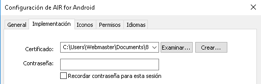 Como crear un archivo APK con Adobe Animate - CableNaranja