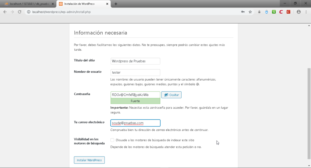 Aprende a instalar WordPress desde cero con XAMPP - CableNaranja