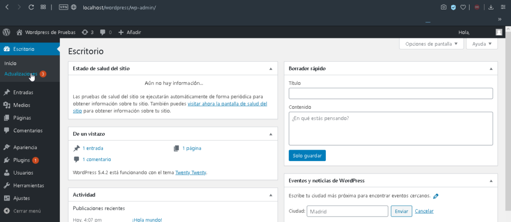 Aprende a instalar WordPress desde cero con XAMPP - CableNaranja