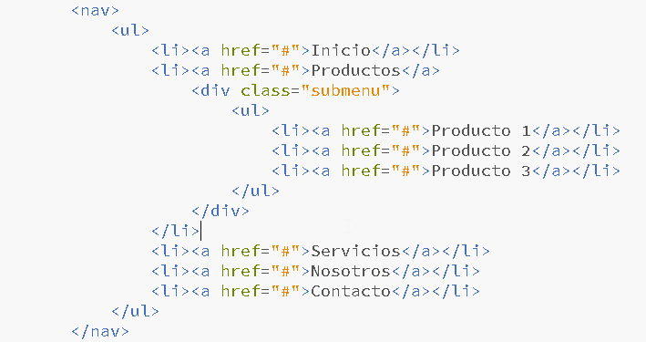 Como crear un menú drop down con puro CSS - CableNaranja