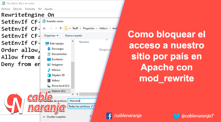 Como bloquear el acceso a nuestro sitio por país en Apache con mod_rewrite - CableNaranja