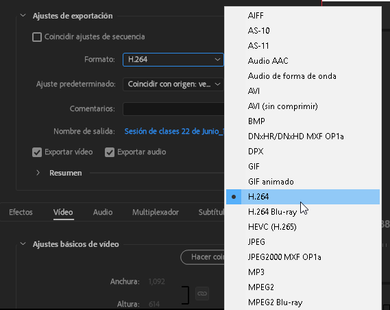 Como disminuir el tamaño de un vídeo en Adobe Premiere - CableNaranja