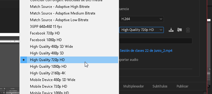 Como disminuir el tamaño de un vídeo en Adobe Premiere - CableNaranja