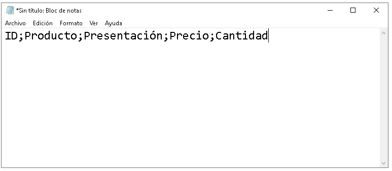 Como crear archivos CSV para importar / exportar datos - CableNaranja