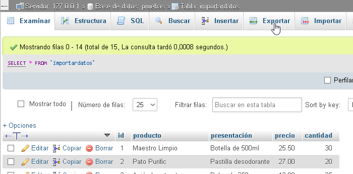 Como crear archivos CSV para importar / exportar datos - CableNaranja