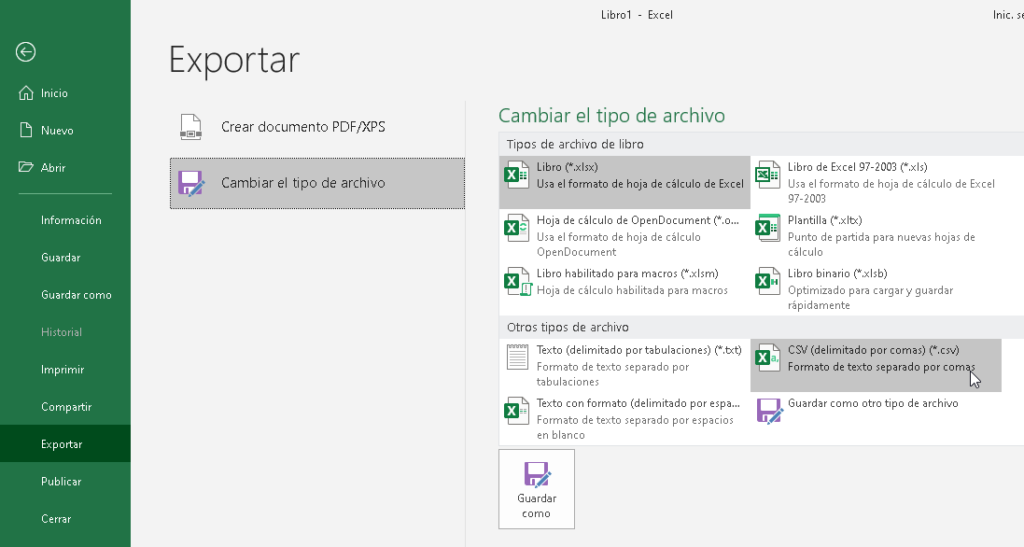 Como crear archivos CSV para importar / exportar datos - CableNaranja