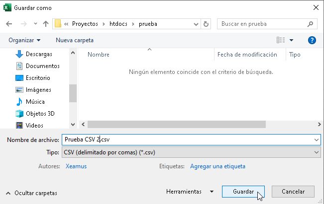 Como crear archivos CSV para importar / exportar datos - CableNaranja