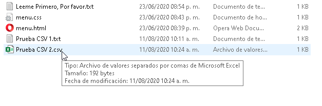 Como crear archivos CSV para importar / exportar datos - CableNaranja