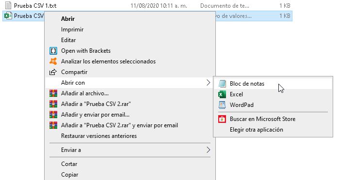 Como crear archivos CSV para importar / exportar datos - CableNaranja
