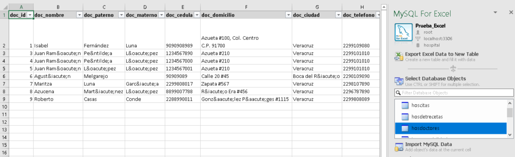 Como importar datos en Excel - CableNaranja