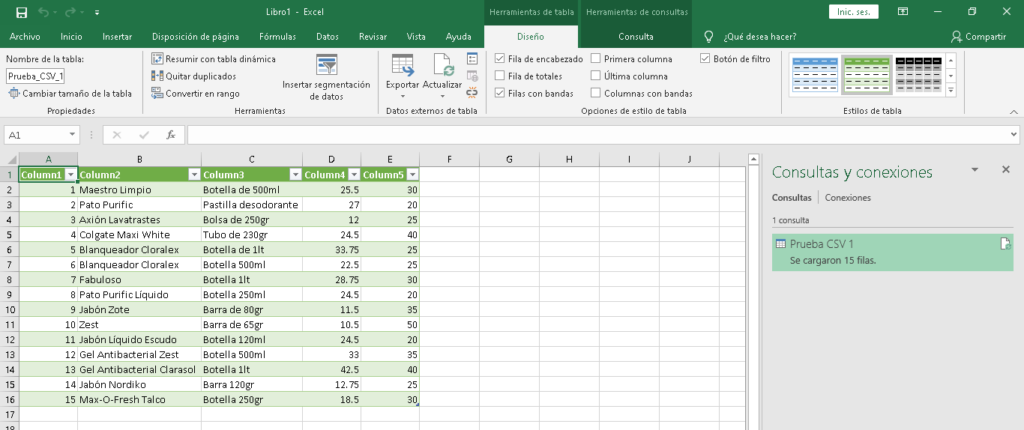 Como importar datos en Excel - CableNaranja