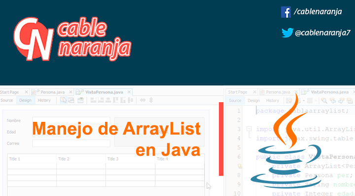Manejo de ArrayList en Java - CableNaranja