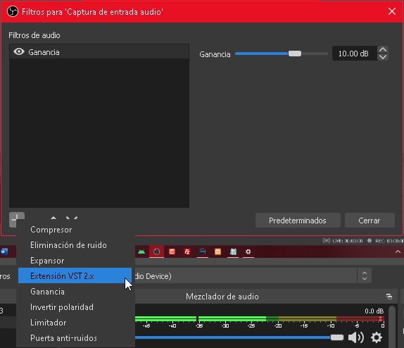 Cómo agregar un plugin VST a OBS Studio - CableNaranja