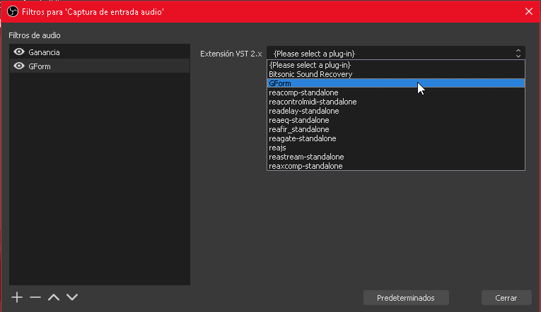 Cómo agregar un plugin VST a OBS Studio - CableNaranja