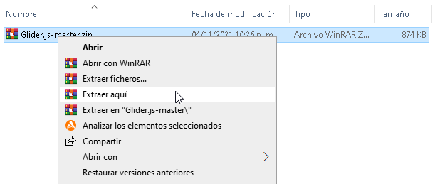 Cómo crear un slider de imágenes con Glider.js - CableNaranja