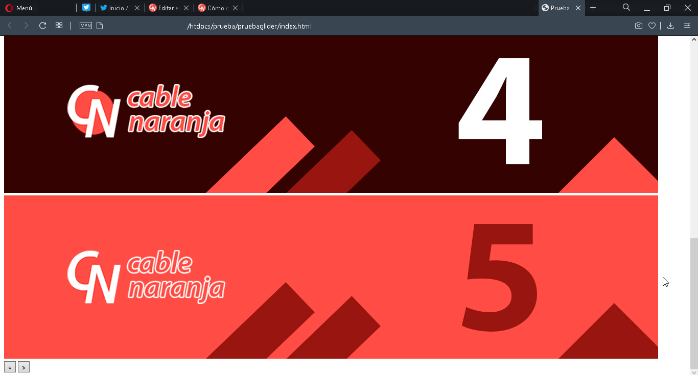 ComoCrearUnSliderDeImagenesConGliderJSCableNaranja9 Cable