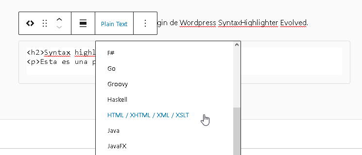 SyntaxHighlighter Evolved: Plugin de WordPress para incluir código en tus entradas - CableNaranja