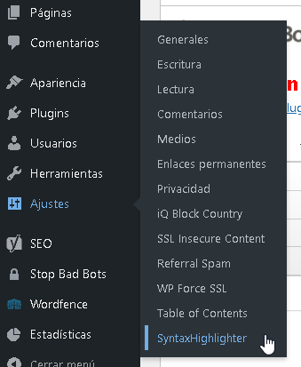 SyntaxHighlighter Evolved: Plugin de WordPress para incluir código en tus entradas - CableNaranja