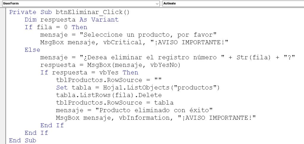 Cómo utilizar un ListBox como tabla en Excel - CableNaranja