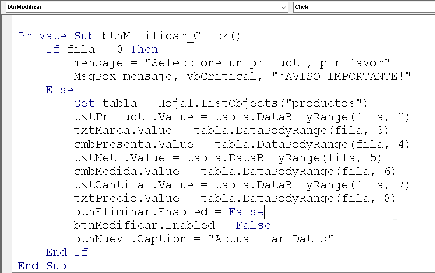 Cómo utilizar un ListBox como tabla en Excel - CableNaranja