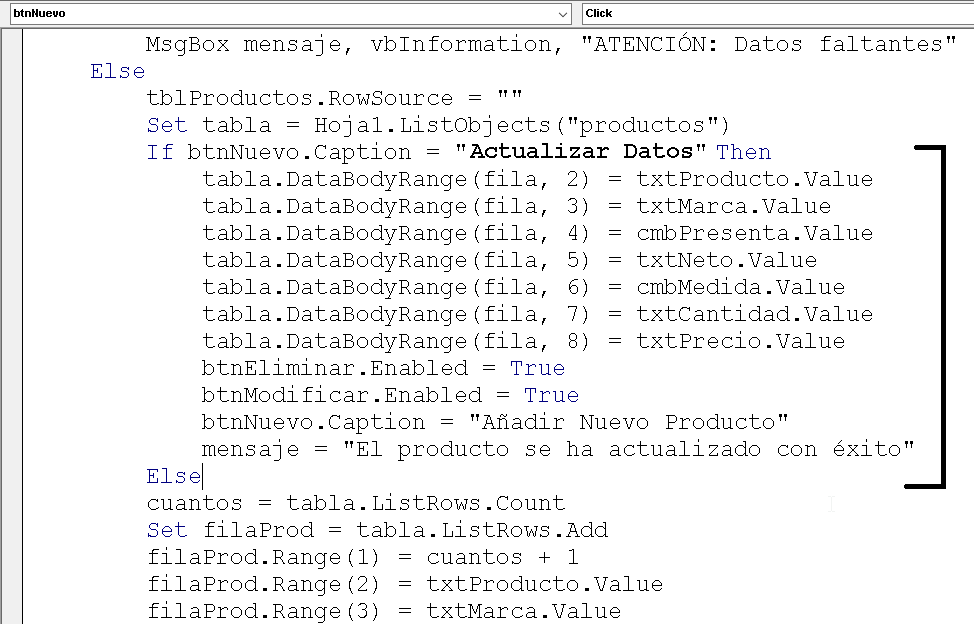 Cómo utilizar un ListBox como tabla en Excel - CableNaranja