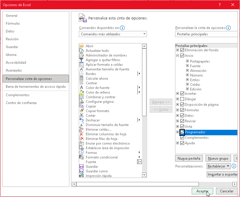 Cómo utilizar un ListBox como tabla en Excel - CableNaranja