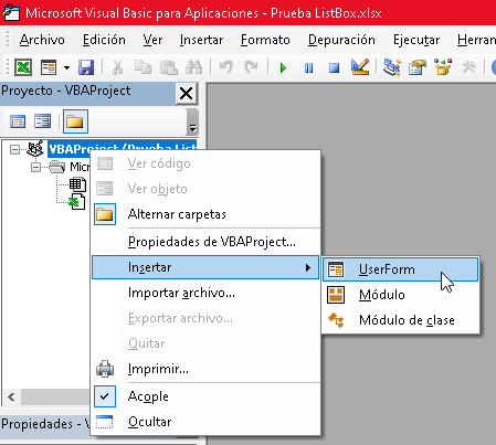 Cómo utilizar un ListBox como tabla en Excel - CableNaranja