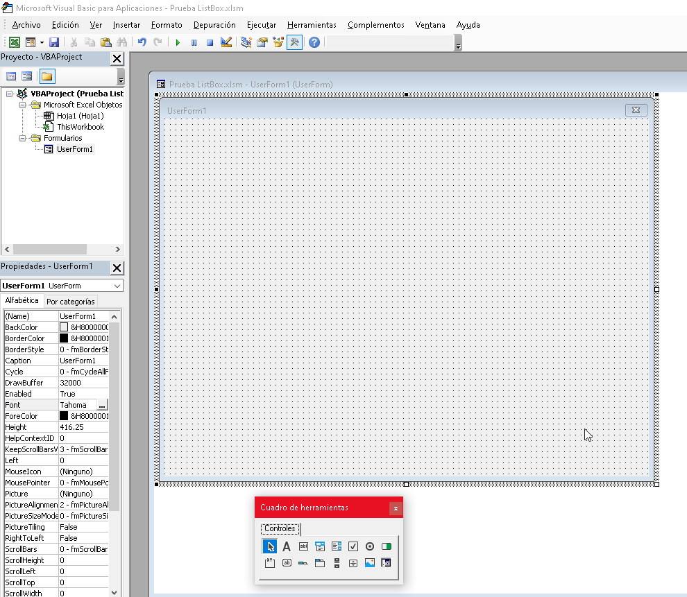 Cómo utilizar un ListBox como tabla en Excel - CableNaranja