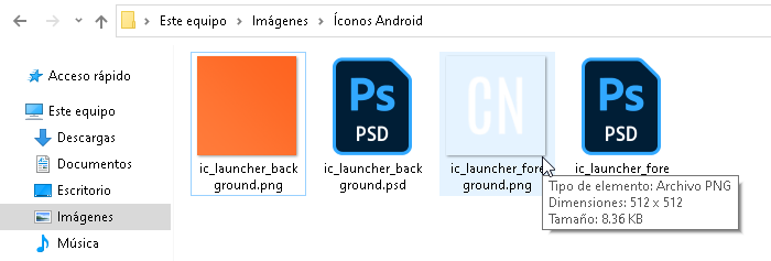 Cómo crear el ícono de tu aplicación Android - CableNaranja