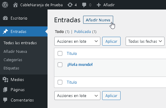 Creación de un tema de WordPress: El loop principal - CableNaranja