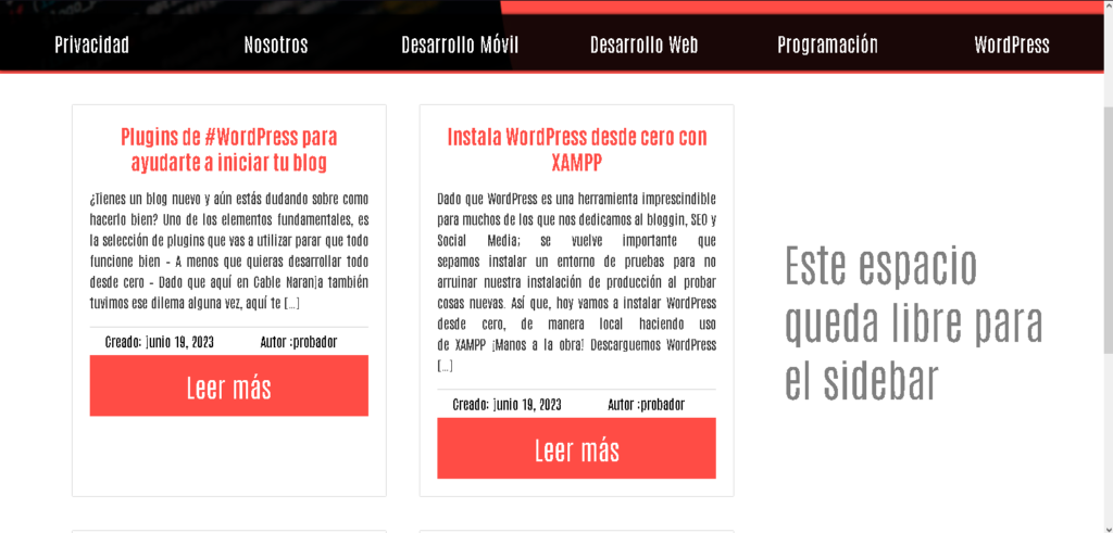 Creación de un tema de WordPress: El loop principal - CableNaranja