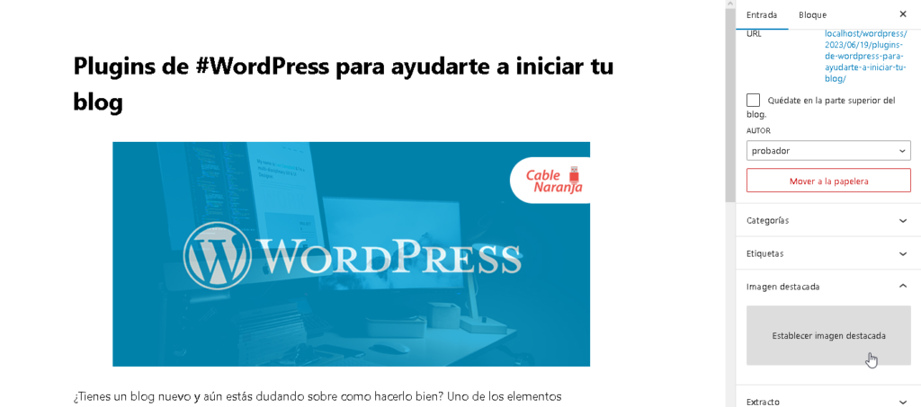 Creación de un tema de WordPress: El loop principal - CableNaranja